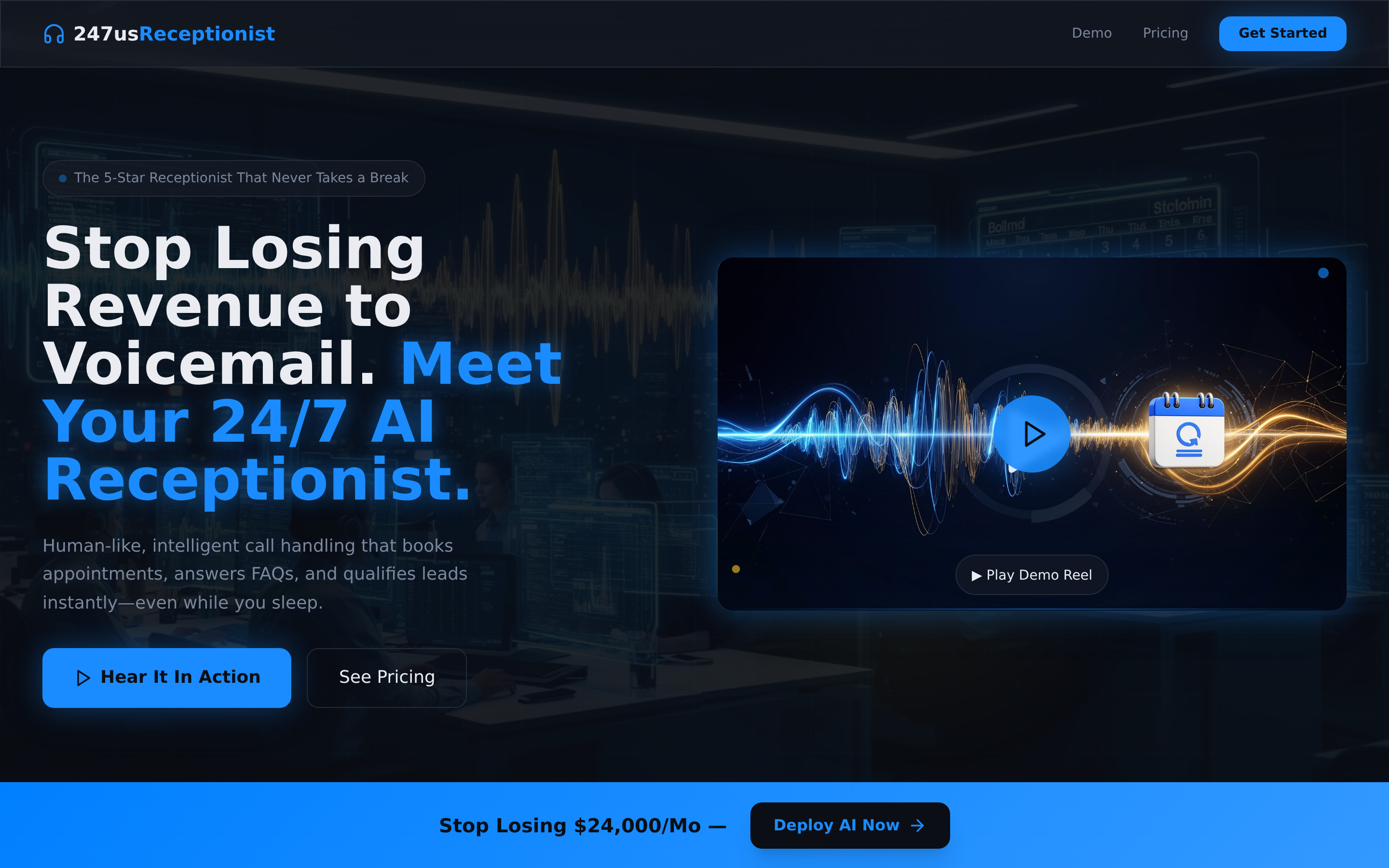 247 US Receptionist product screenshot